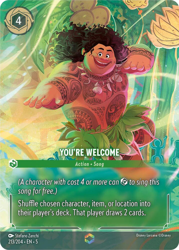 You're Welcome (Enchanted) - Disney Lorcana