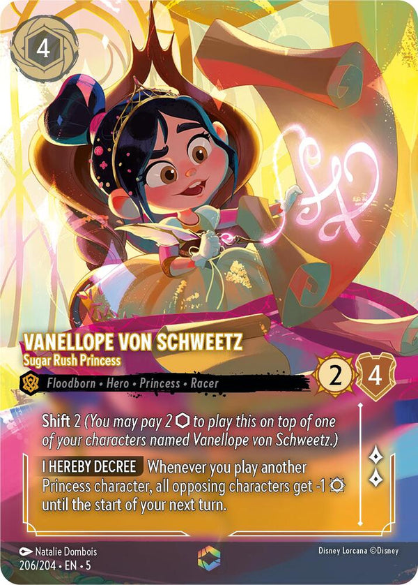 Vanellope von Schweetz - Sugar Rush Princess (Enchanted) - Disney Lorcana