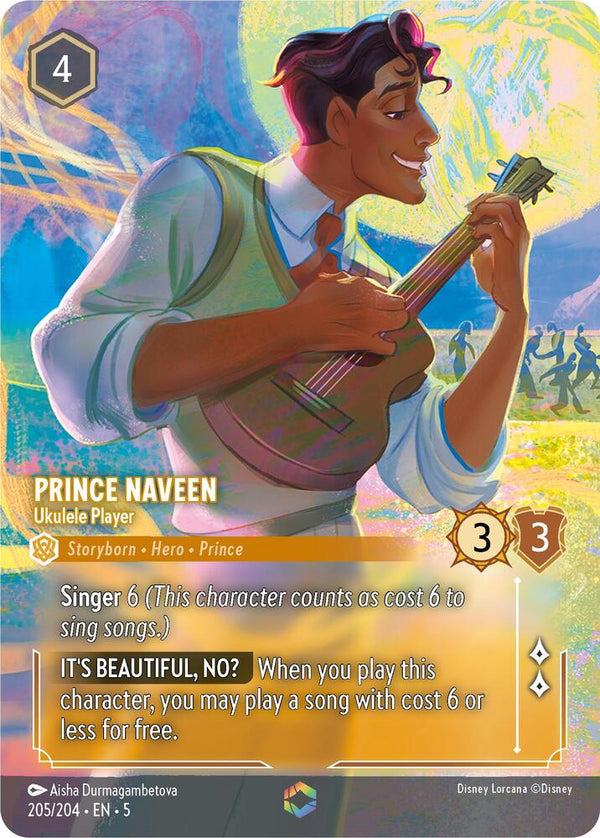 Prince Naveen - Ukulele Player (Enchanted) - Disney Lorcana