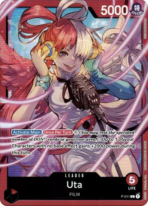 Uta - P-011 (Premium Card Collection -Uta-) - One Piece Card Game
