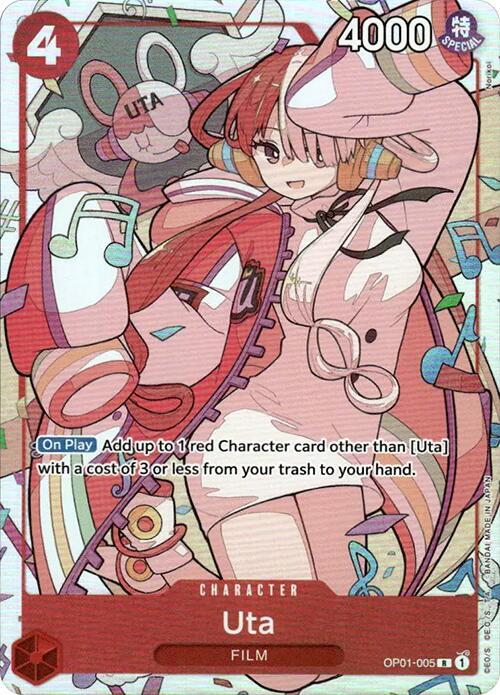 Uta - OP01-005 (Premium Card Collection -Uta-) - One Piece Card Game
