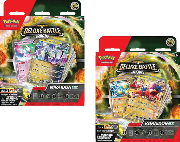 Deluxe Battle Deck: Miraidon ex/Koraidon ex  [Set of 2] - Pokémon
