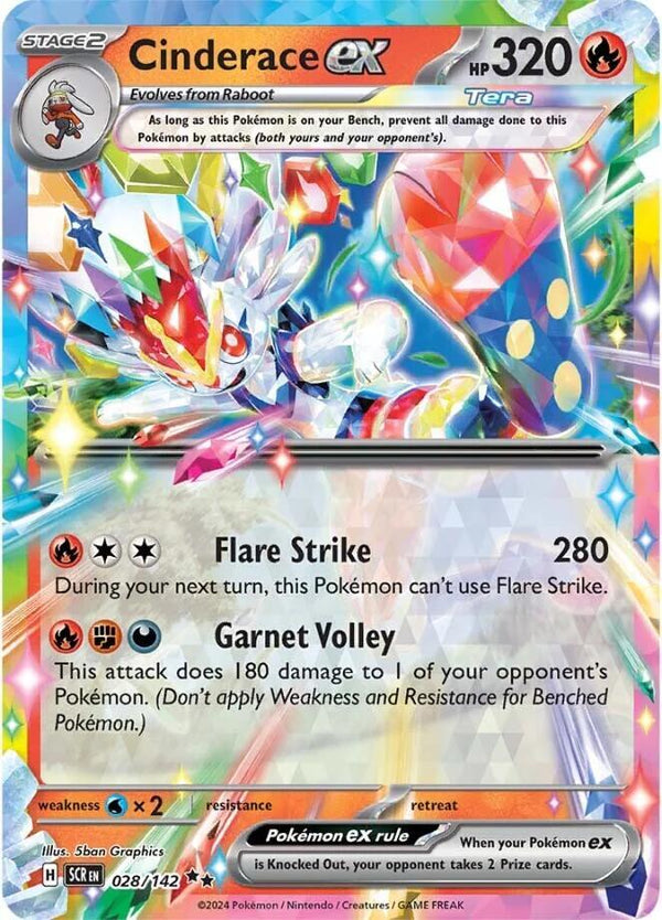 Cinderace ex - 028/142 - Pokémon