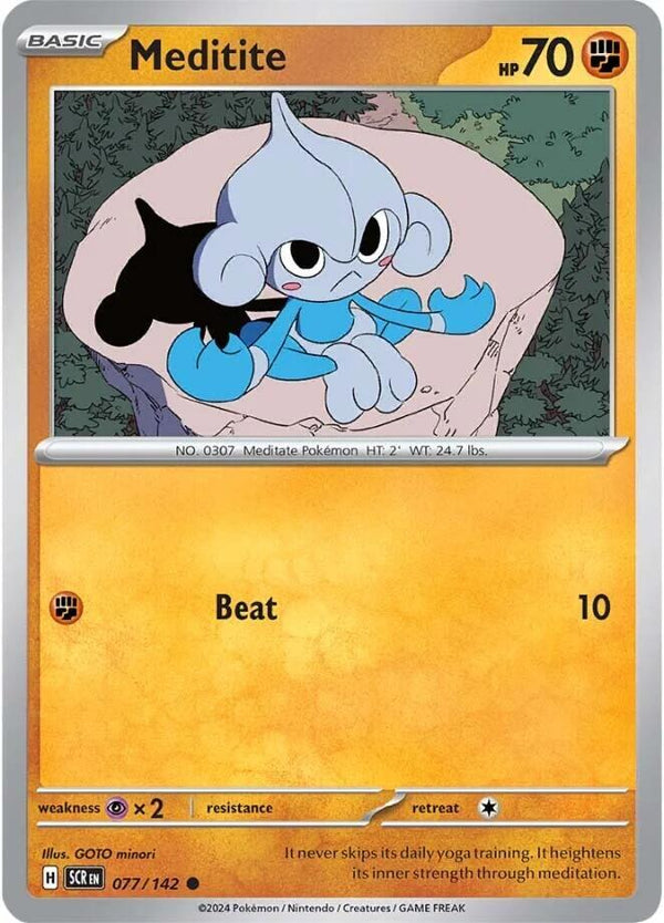 Meditite - 077/142 - Pokémon