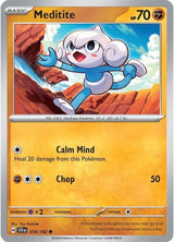 Meditite - 078/142 - Pokémon