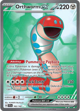 Orthworm ex - 162/142 - Pokémon