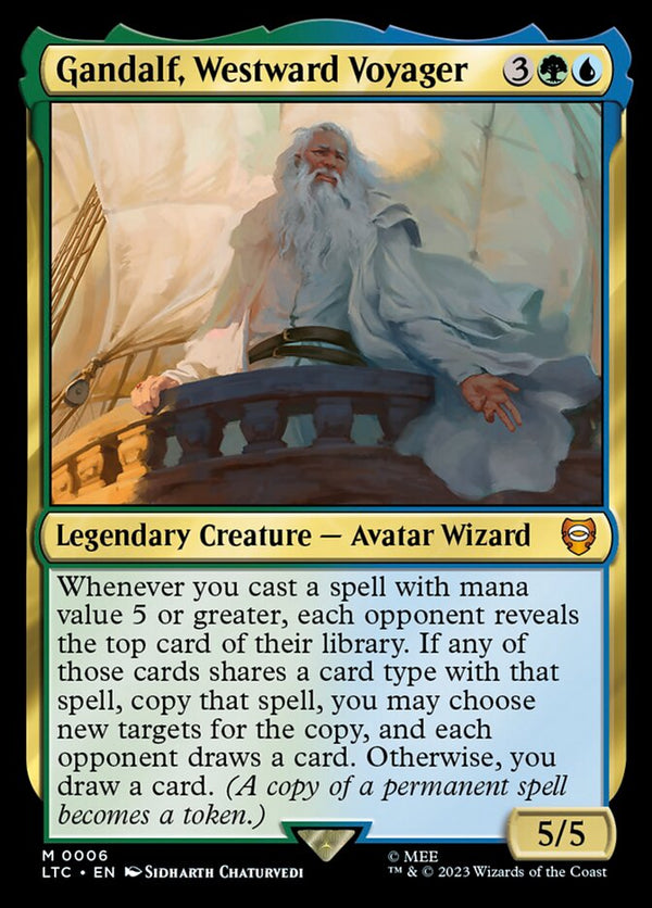 Gandalf, Westward Voyager - Magic: The Gathering
