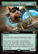 Transdimensional Bovine (Extended Art) - Magic: The Gathering