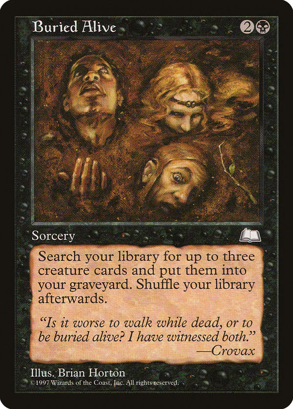 Buried Alive - Magic: The Gathering