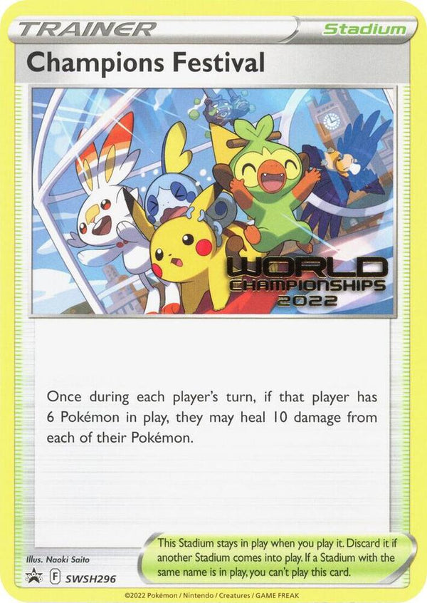 Champions Festival - SWSH296 (World Championships 2022) - Pokémon