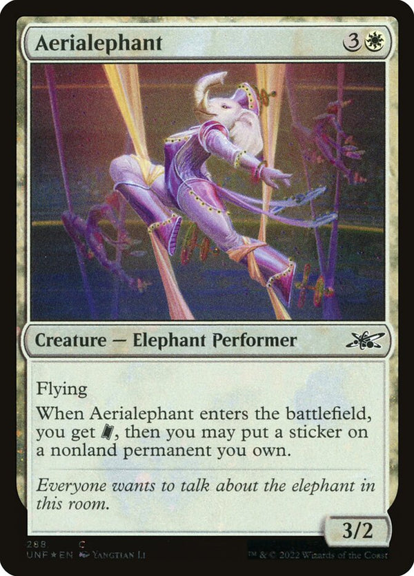 Aerialephant (Galaxy Foil) - Magic: The Gathering