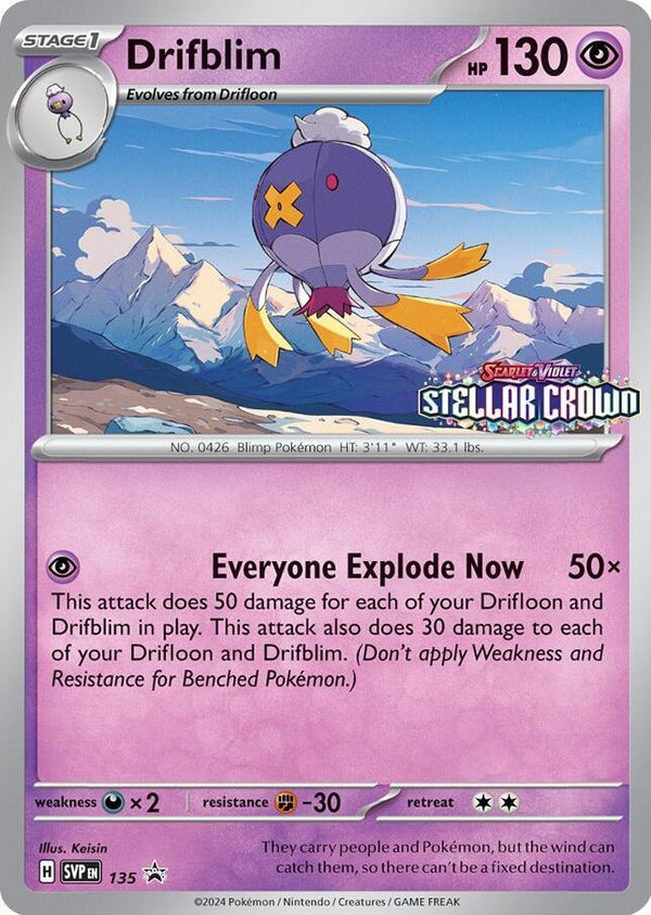 Drifblim - 135 - Pokémon