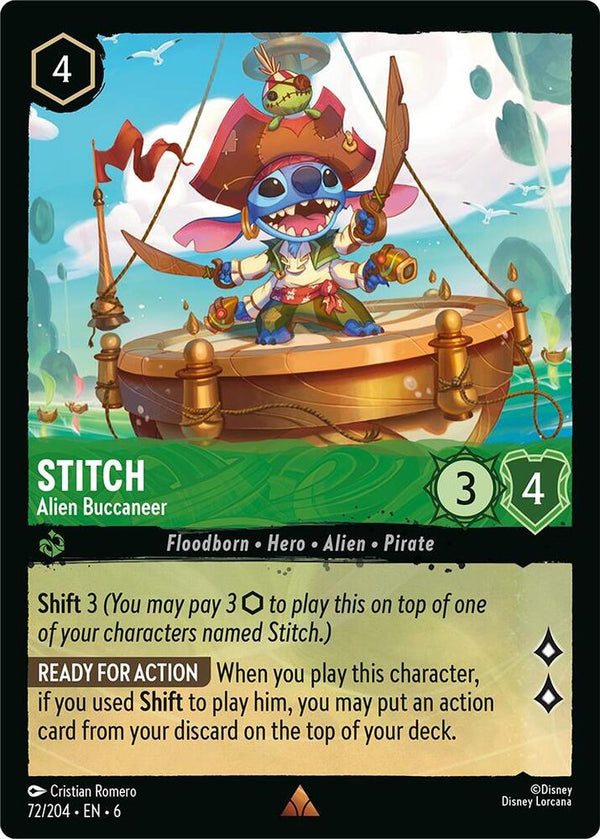 Stitch - Alien Buccaneer - Disney Lorcana