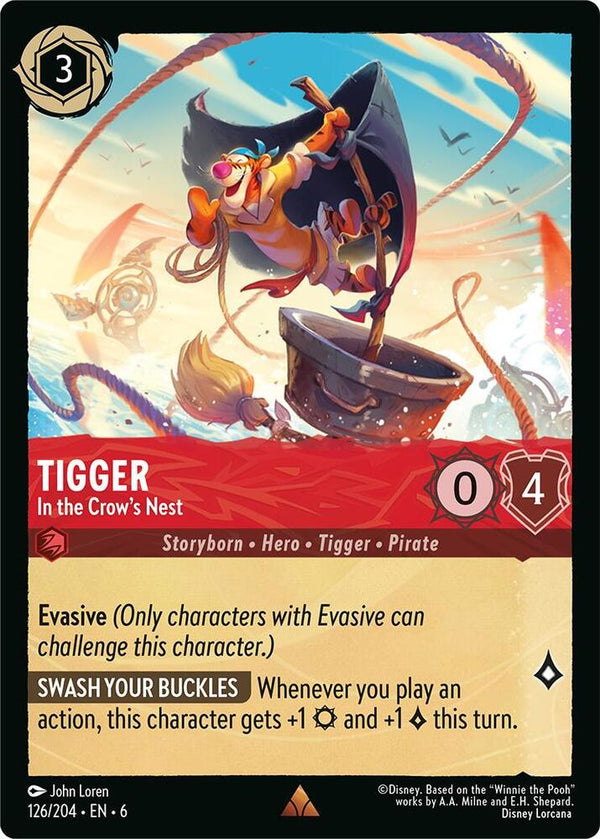 Tigger - In the Crow's Nest - Disney Lorcana