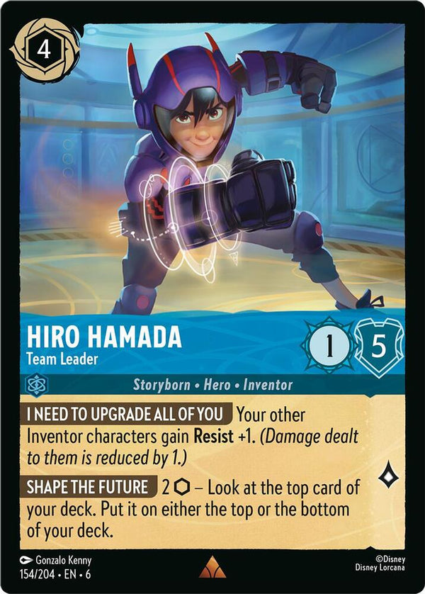 Hiro Hamada - Team Leader - Disney Lorcana