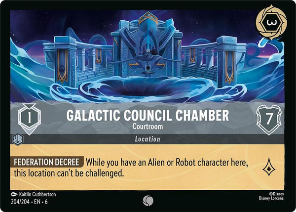 Galactic Council Chamber - Courtroom - Disney Lorcana