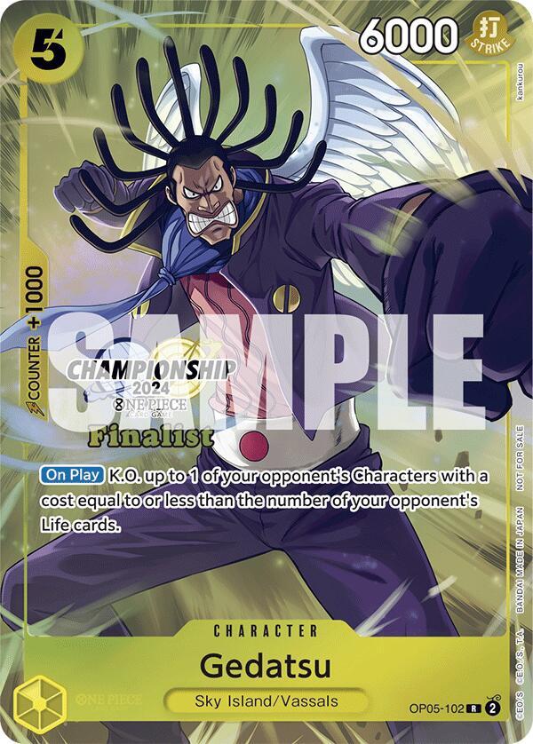 Gedatsu (Championship 2024 Finalist Card Set) - One Piece Card Game