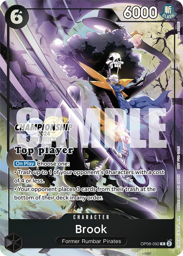 Brook (Championship 2024 Top Player Pack) - One Piece Card Game