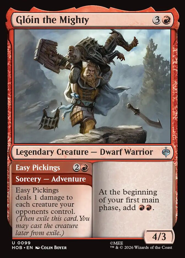 Gloin the Mighty - Magic: The Gathering