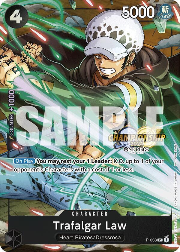 Trafalgar Law - P-038 (CS 2024 Event Pack) - One Piece Card Game