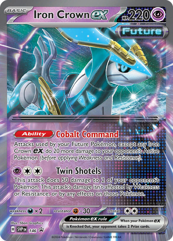 Iron Crown ex - 146 - Pokémon