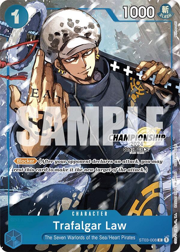 Trafalgar Law - ST03-008 (CS 2024 Event Pack Finalist) - One Piece Card Game