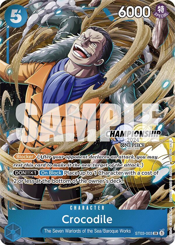 Crocodile (CS 2024 Celebration Pack) - One Piece Card Game