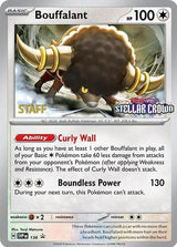 Bouffalant - 136 (Prerelease) [Staff] - Pokémon