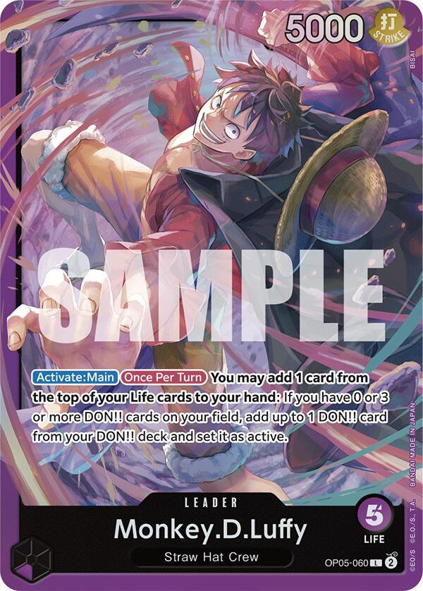 Monkey.D.Luffy (OP05-060) - One Piece Card Game