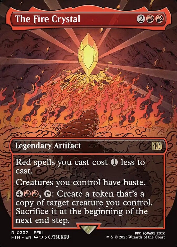 The Fire Crystal (Borderless) - Magic: The Gathering