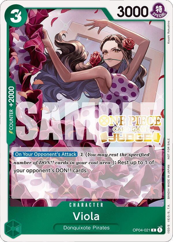 Viola (Judge Pack Vol. 4) - One Piece Card Game
