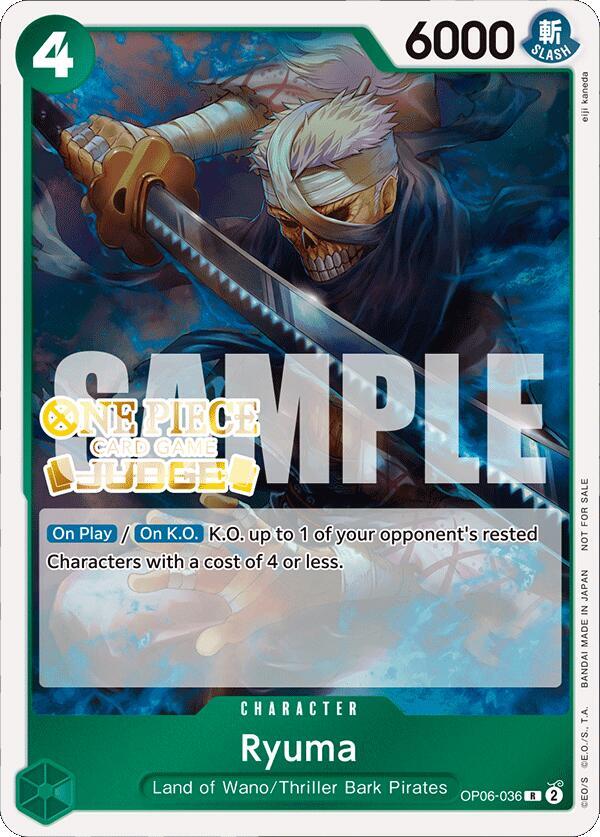 Ryuma (Judge Pack Vol. 4) - One Piece Card Game