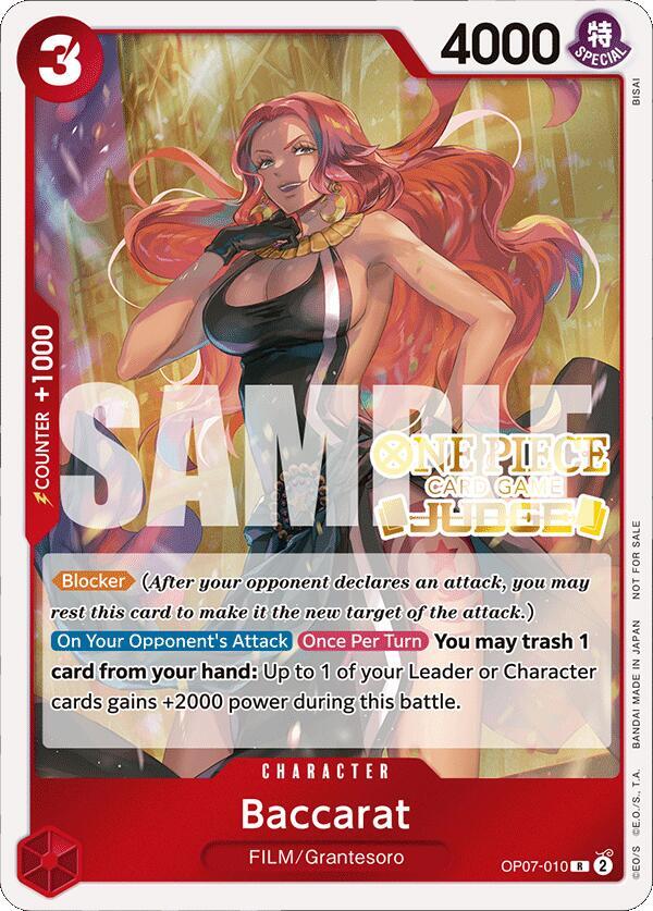 Baccarat (Judge Pack Vol. 4) - One Piece Card Game