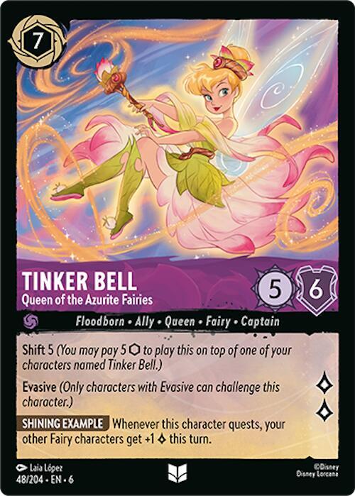 Tinker Bell - Queen of the Azurite Fairies - Disney Lorcana