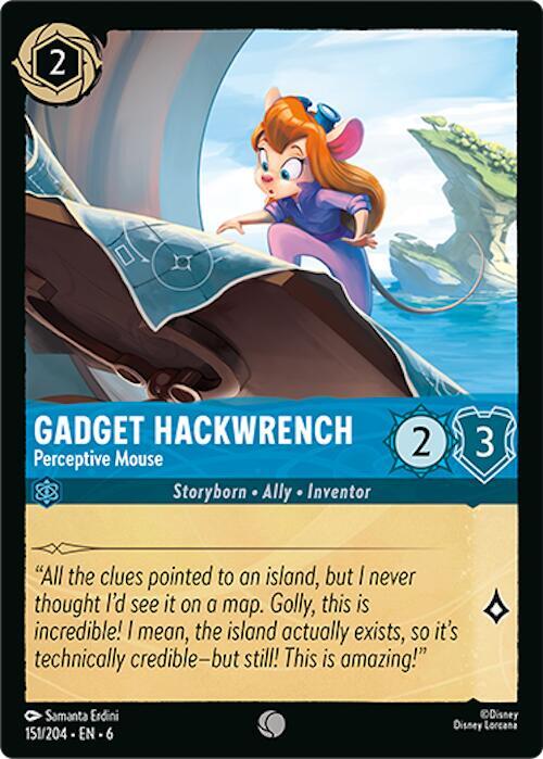 Gadget Hackwrench - Perceptive Mouse - Disney Lorcana