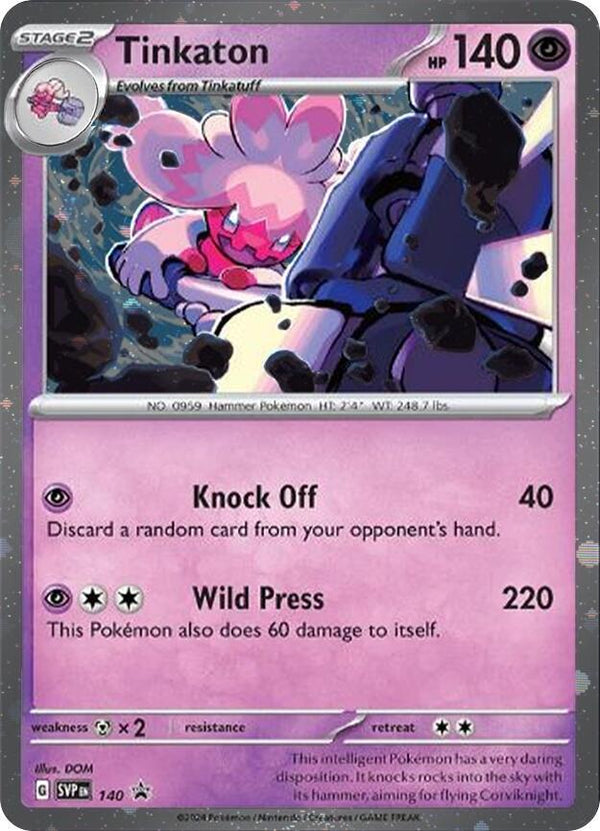 Tinkaton - 140 (Cosmo Holo) - Pokémon