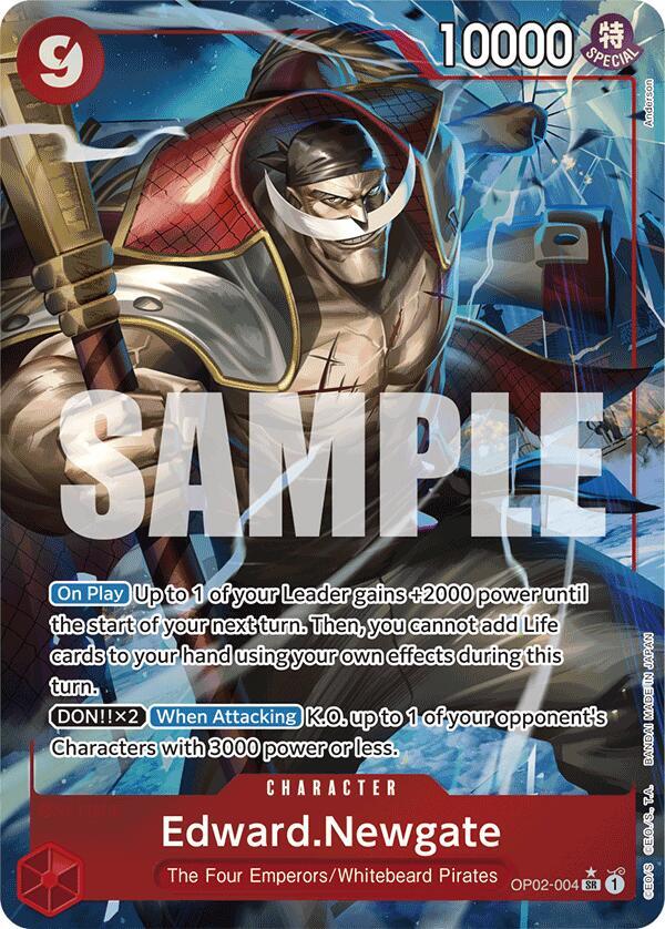 Edward.Newgate (OP02-004) (Alternate Art) - One Piece Card Game