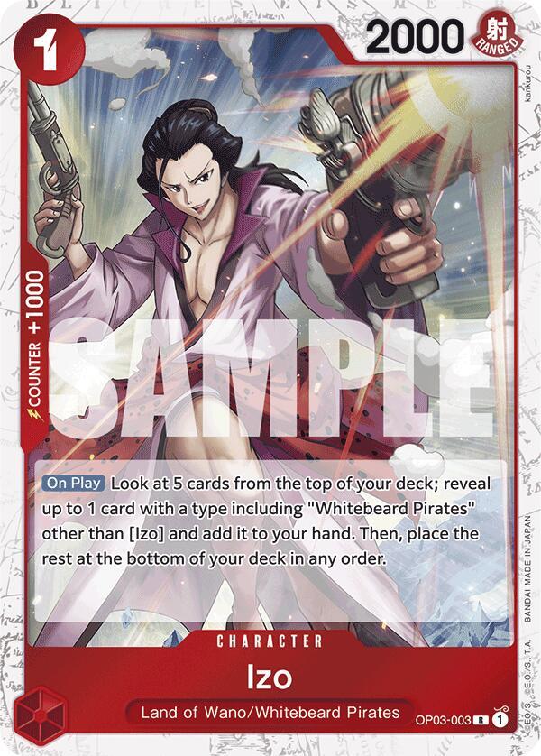 Izo (OP03-003) (Jolly Roger Foil) - One Piece Card Game