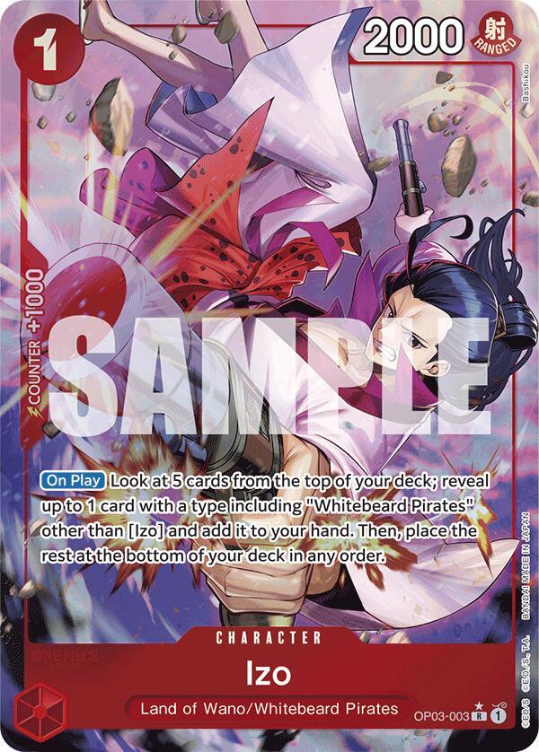 Izo (OP03-003) (Alternate Art) - One Piece Card Game