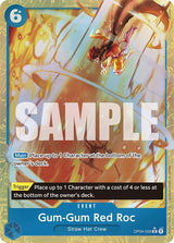 Gum-Gum Red Roc (Alternate Art) - One Piece Card Game
