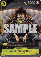 Capone"Gang"Bege (OP04-100) (Alternate Art) - One Piece Card Game