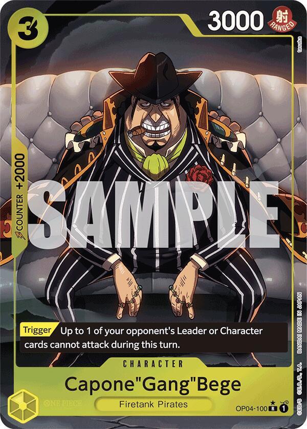 Capone"Gang"Bege (OP04-100) (Alternate Art) - One Piece Card Game