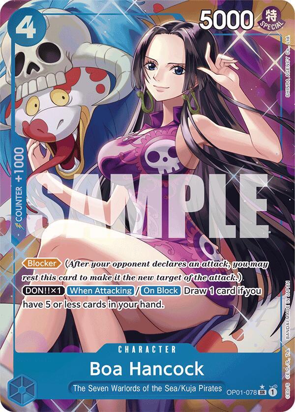 Boa Hancock (OP01-078) (Alternate Art) - One Piece Card Game