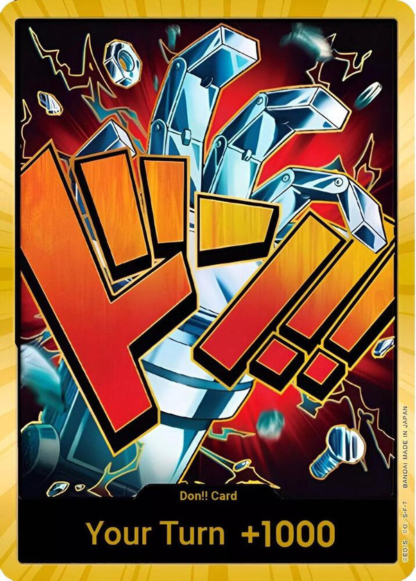 DON!! Card (Eustass "Captain" Kid) (Gold) - One Piece Card Game