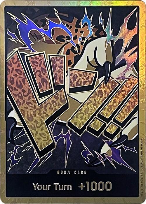DON!! Card (Rob Lucci) (Gold) - One Piece Card Game