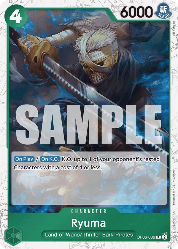 Ryuma (Jolly Roger Foil) - One Piece Card Game