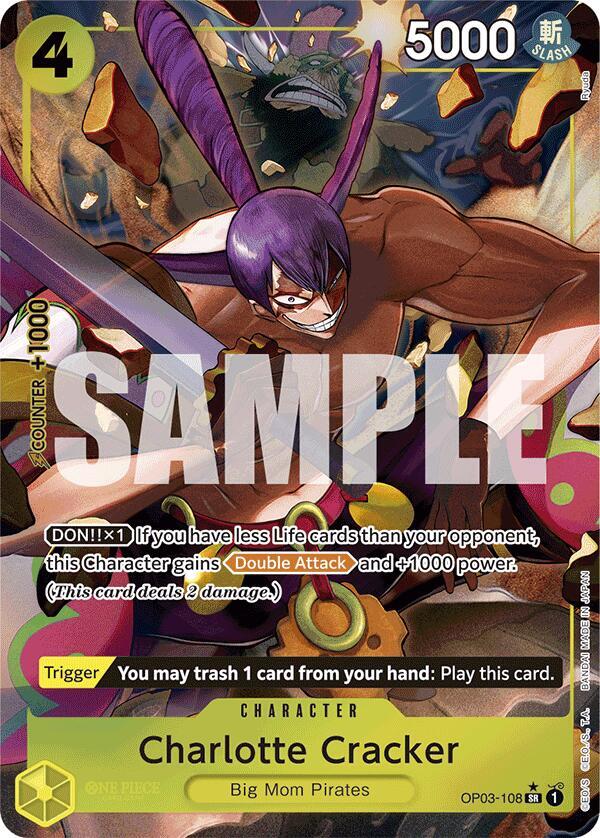 Charlotte Cracker (Alternate Art) - One Piece Card Game