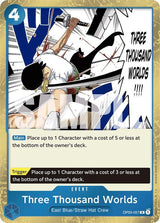 Three Thousand Worlds (Jolly Roger Foil) - One Piece Card Game