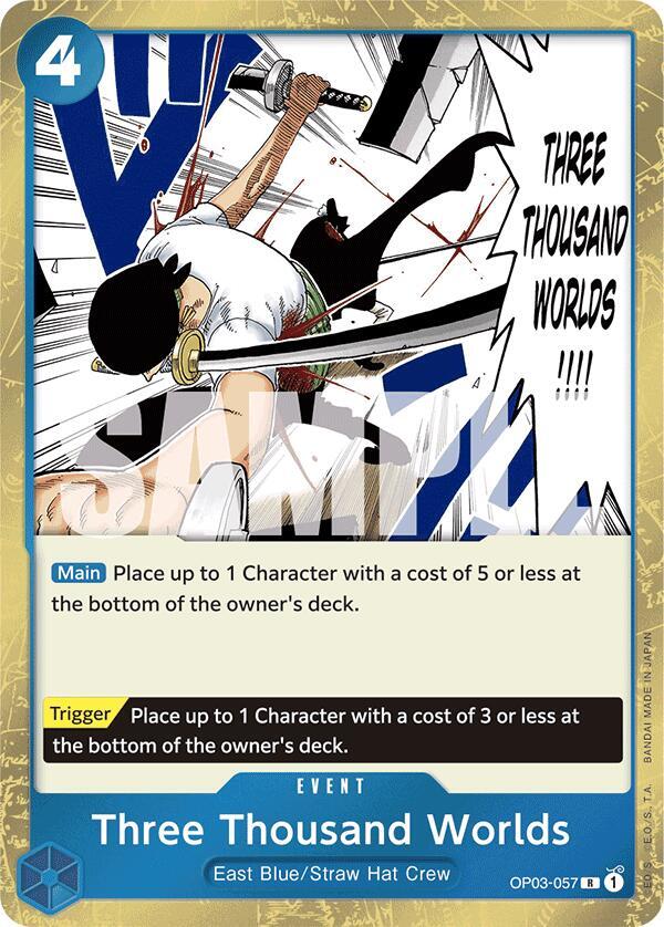Three Thousand Worlds (Jolly Roger Foil) - One Piece Card Game