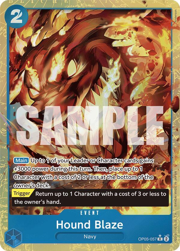 Hound Blaze (Alternate Art) - One Piece Card Game